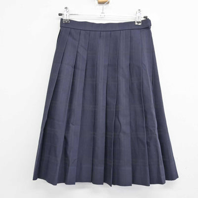 【中古】岡山県 岡山東商業高等学校 女子制服 3点 (シャツ・スカート) sf046906