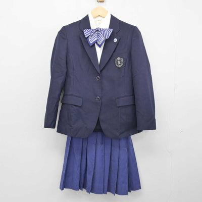 【中古】大阪府 堺リベラル中学高等学校 女子制服 4点 (ブレザー・シャツ・スカート) sf046912