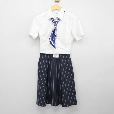 【中古】大阪府 堺リベラル中学高等学校 女子制服 3点 (シャツ・スカート) sf046913