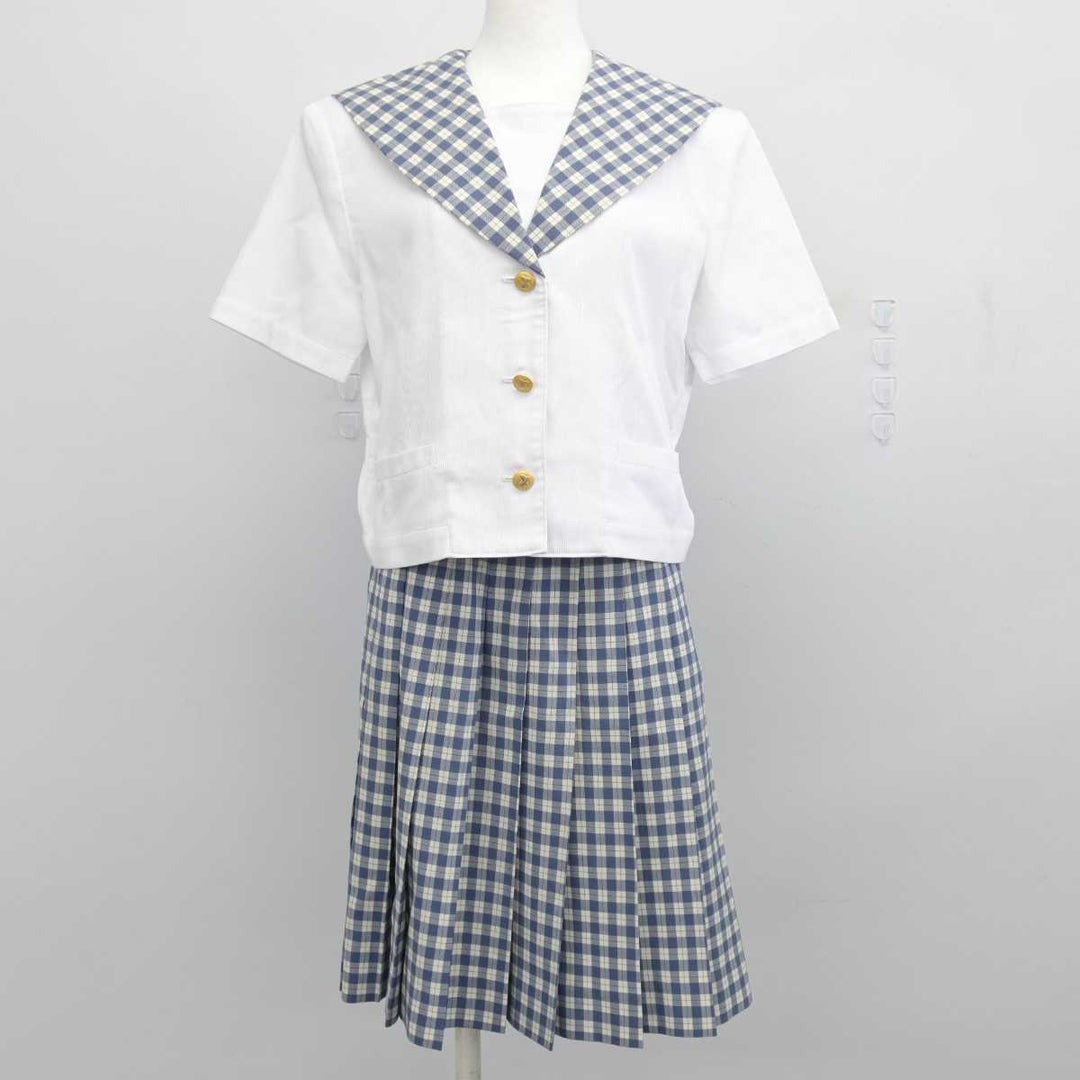 【中古】岡山県 就実中学校 女子制服 3点 (セーラー服・スカート) sf046918 | 中古制服通販パレイド