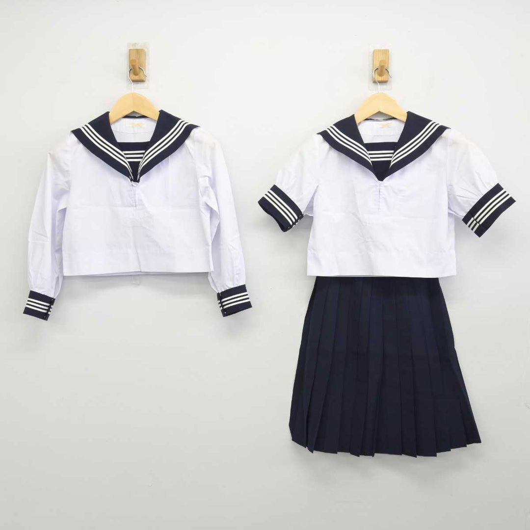 【中古】広島県 比治山女子高等学校 女子制服 3点 (セーラー服・スカート) sf046923 | 中古制服通販パレイド