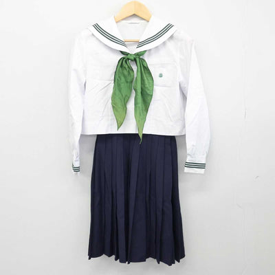 【中古】埼玉県 秩父高等学校 女子制服 3点 (セーラー服・スカート) sf046936