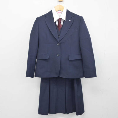 【中古】埼玉県 伊奈学園総合高等学校 女子制服 5点 (ブレザー・ベスト・シャツ・スカート) sf046942