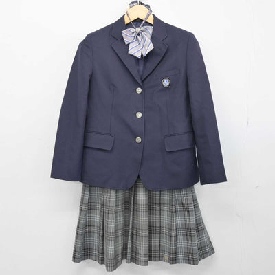 【中古】北海道 石狩南高等学校 女子制服 3点 (ブレザー・スカート) sf046943