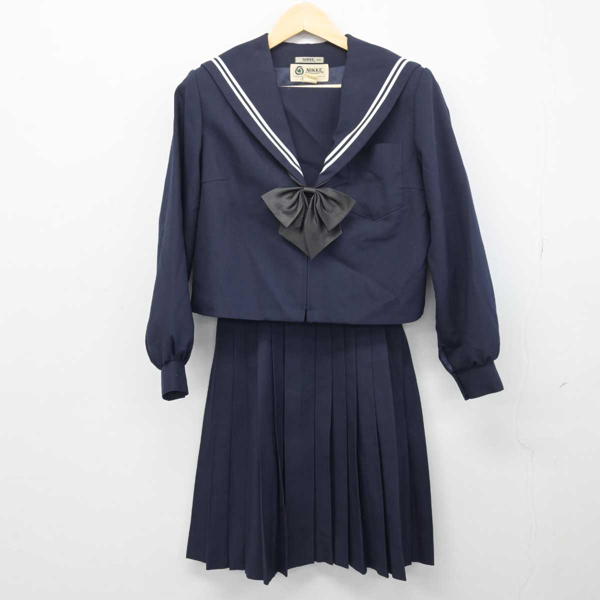 【中古】愛知県 中村高等学校 女子制服 3点 (セーラー服・スカート) sf046949