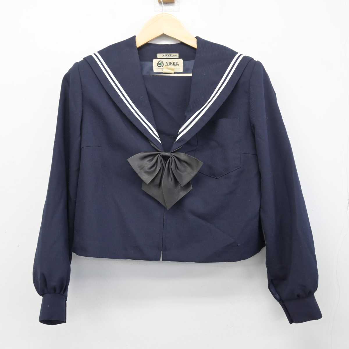 【中古】愛知県 中村高等学校 女子制服 3点 (セーラー服・スカート) sf046949