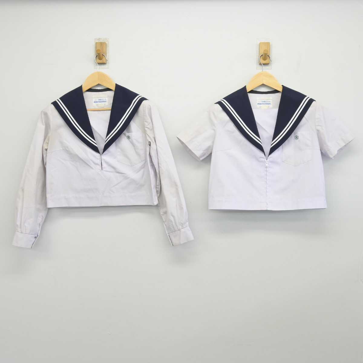 【中古】愛知県 中村高等学校 女子制服 2点 (セーラー服・セーラー服) sf046951