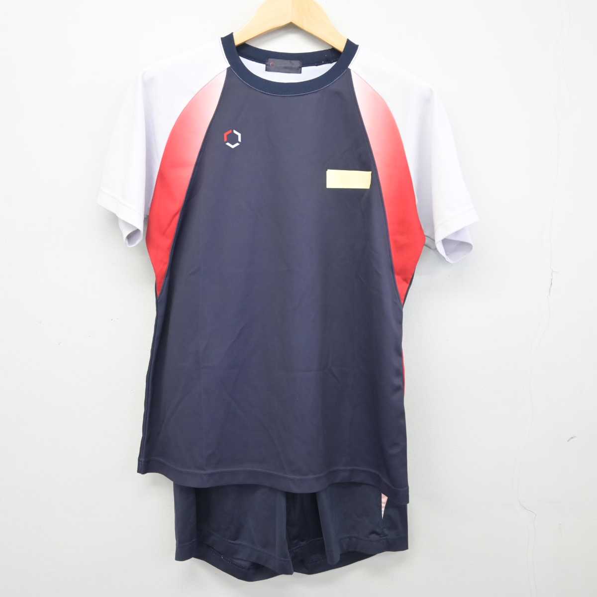 【中古】大阪府 大阪緑涼高等学校 女子制服 2点 (体操服 上・体操服 下) sf046957