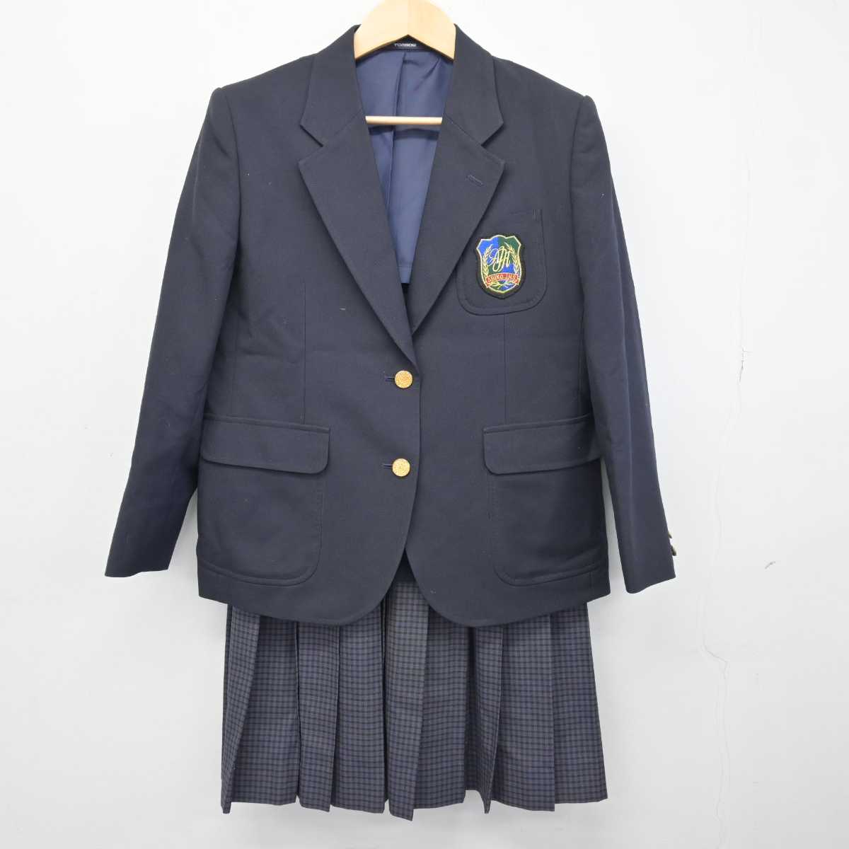 【中古】大阪府 我孫子中学校 女子制服 3点 (ブレザー・スカート) sf046958