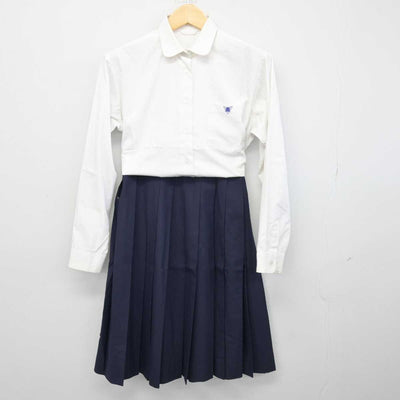 【中古】兵庫県 赤穂高等学校 女子制服 2点 (シャツ・スカート) sf046965