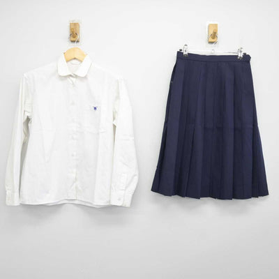 【中古】兵庫県 赤穂高等学校 女子制服 2点 (シャツ・スカート) sf046965