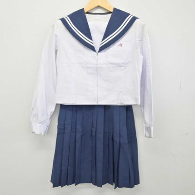 【中古】愛知県 尾北高等学校 女子制服 2点 (セーラー服・スカート) sf046975