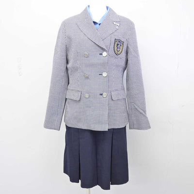 【中古】長崎県 聖和女子学院高等学校 女子制服 6点 (ブレザー・シャツ・ジャンパースカート) sf046996