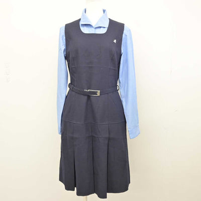 【中古】長崎県 聖和女子学院高等学校 女子制服 6点 (ブレザー・シャツ・ジャンパースカート) sf046996