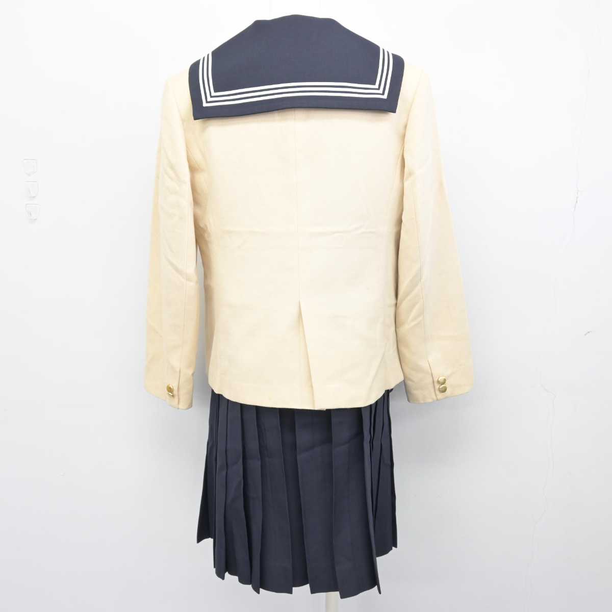 【中古】東京都 目白研心高等学校 女子制服 3点 (ブレザー・セーラー服・スカート) sf046997