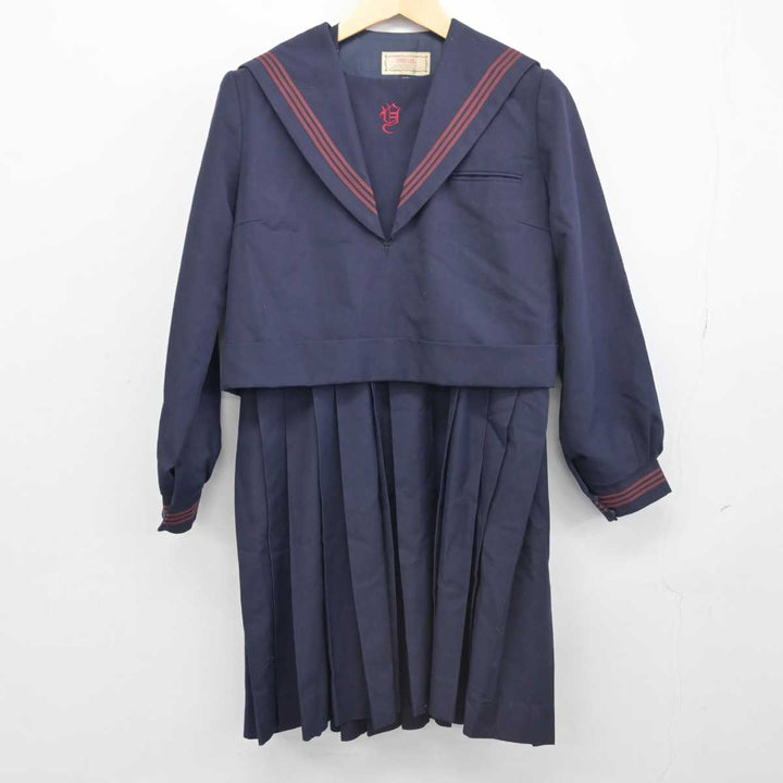 横浜高校　半袖ジャンバー 中古】神奈川県 京浜女子大学横浜高等学校 女子制服 4点