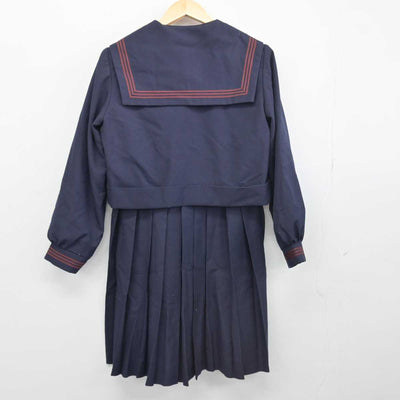 【中古】福岡県 横代中学校/旧制服 女子制服 2点 (セーラー服・ジャンパースカート) sf047006