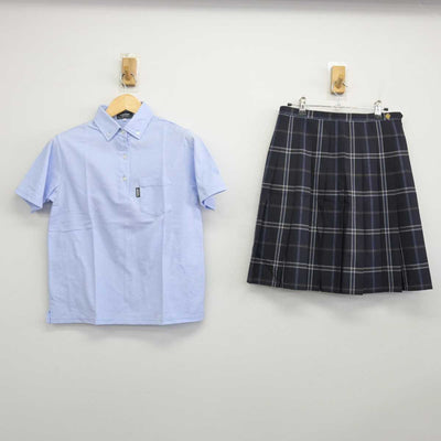 【中古】東京都 品川翔英高等学校 女子制服 2点 (シャツ・スカート) sf047013