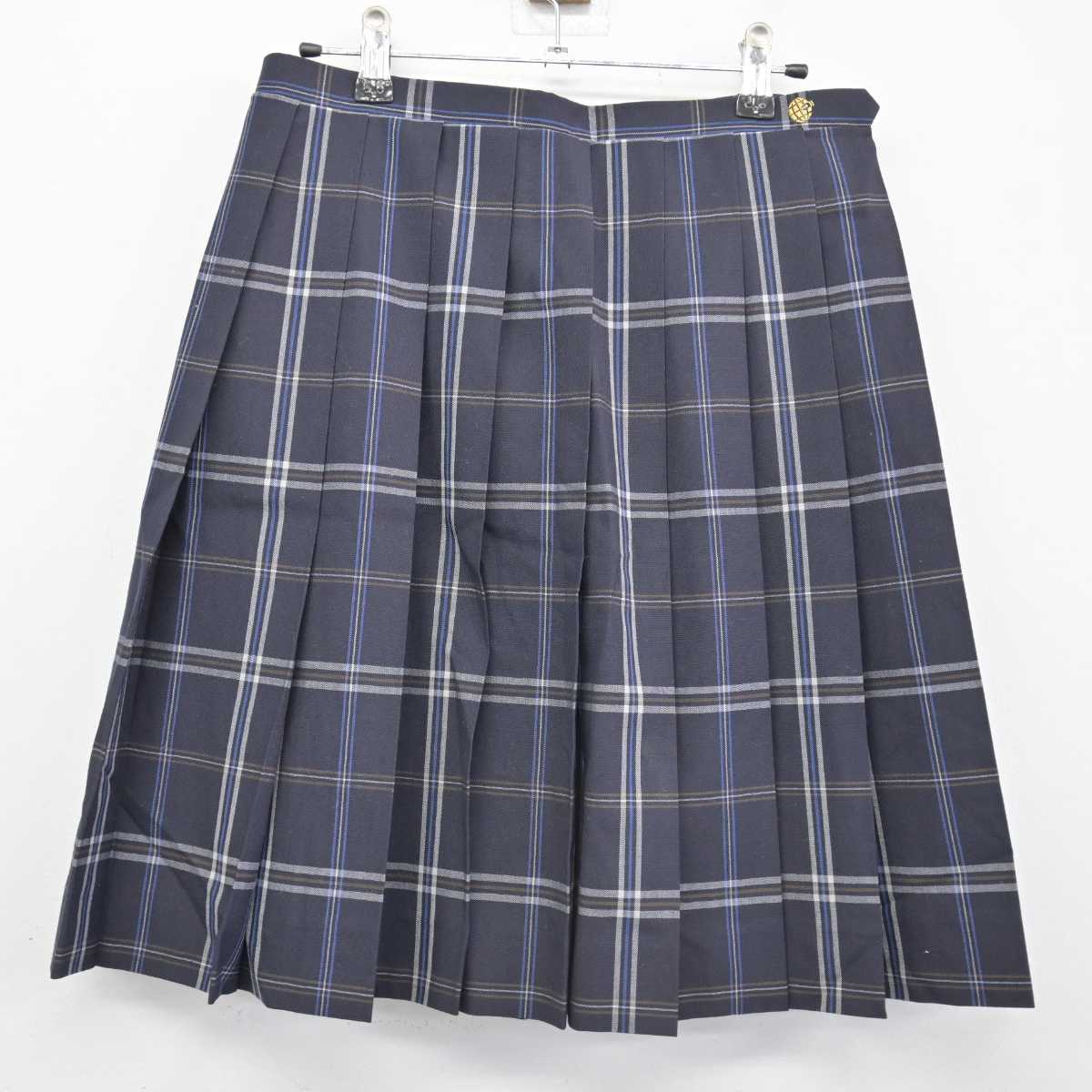 【中古】東京都 品川翔英高等学校 女子制服 2点 (シャツ・スカート) sf047013