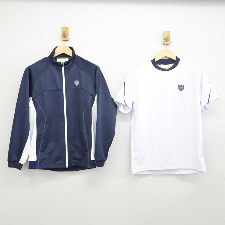 中古】東京都 品川翔英高等学校 女子制服 3点 (ジャージ 上・体操服 上