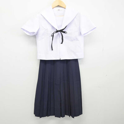 【中古】愛知県 菊井中学校 女子制服 4点 (セーラー服・スカート) sf047026