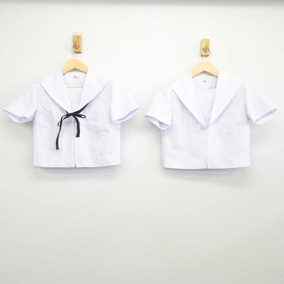 【中古】愛知県 菊井中学校 女子制服 4点 (セーラー服・スカート) sf047026