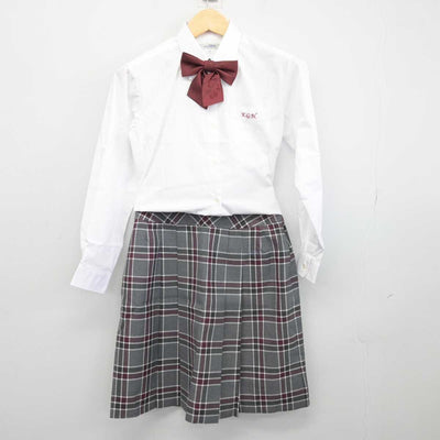 中古】京都府 京都外大西高等学校 女子制服 4点 (ブレザー・シャツ・スカート) sf047027 | 中古制服通販パレイド