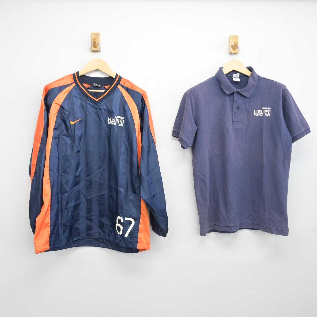 【中古】兵庫県 川西北陵高等学校/サッカー部 男子制服 2点 (部活ユニフォーム 上・部活ユニフォーム 上) sf047038