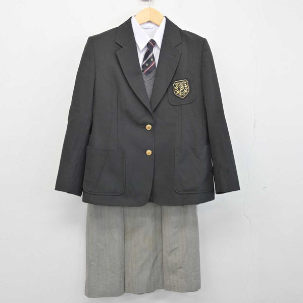 中古】兵庫県 猪名川高等学校 女子制服 5点 (ブレザー・ニット・シャツ・スカート) sf047039 | 中古制服通販パレイド