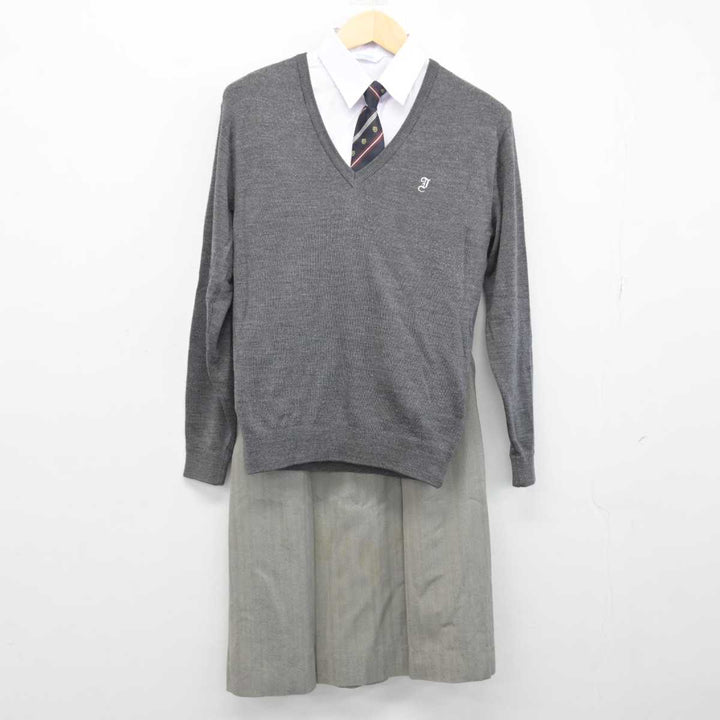 中古】兵庫県 猪名川高等学校 女子制服 5点 (ブレザー・ニット・シャツ・スカート) sf047039 | 中古制服通販パレイド