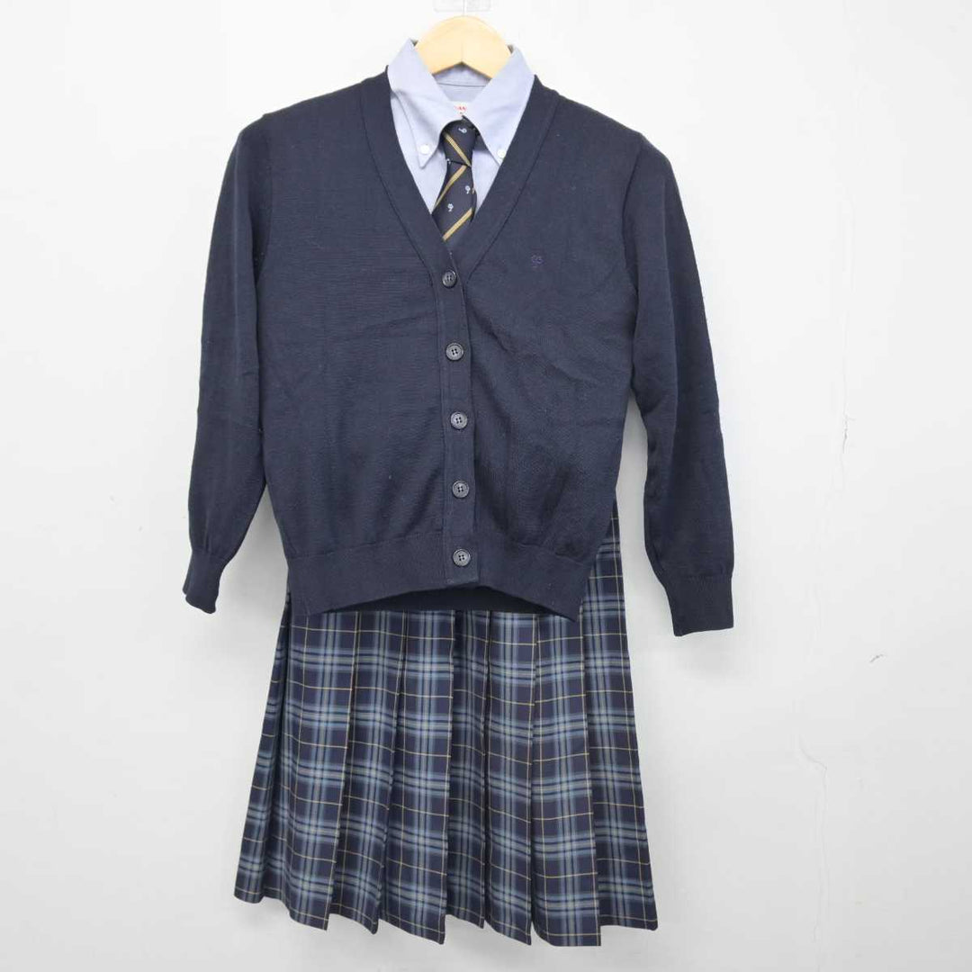 【中古】兵庫県 須磨学園高等学校 女子制服 4点 (シャツ・ニット・スカート) sf047051 | 中古制服通販パレイド