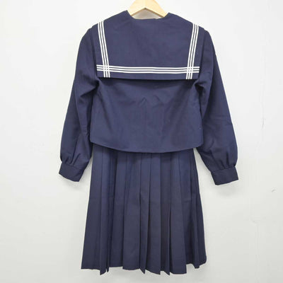 【中古】大阪府 箕面市立第一中学校 女子制服 3点 (セーラー服・スカート) sf047052