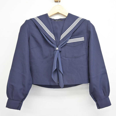 【中古】大阪府 箕面市立第一中学校 女子制服 3点 (セーラー服・スカート) sf047052