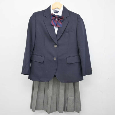 【中古】東京都 桜川中学校 女子制服 4点 (ブレザー・シャツ・スカート) sf047056