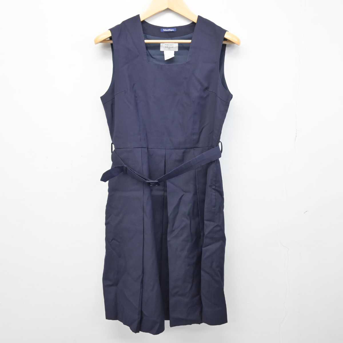 【中古】青森県 青森高等学校 女子制服 2点 (シャツ・ジャンパースカート) sf047061