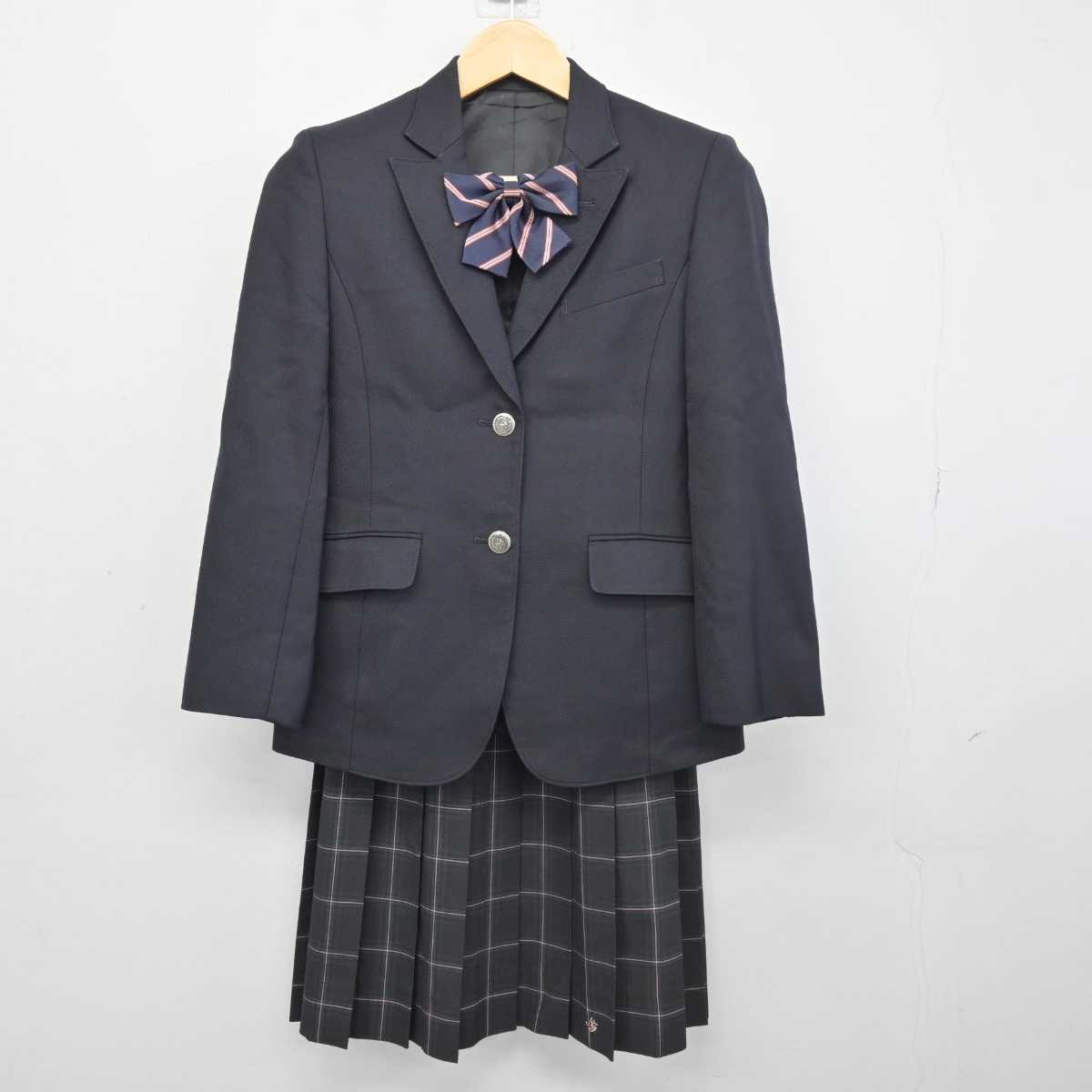 【中古】神奈川県 日本大学藤沢高等学校 女子制服 3点 (ブレザー・スカート) sf047069