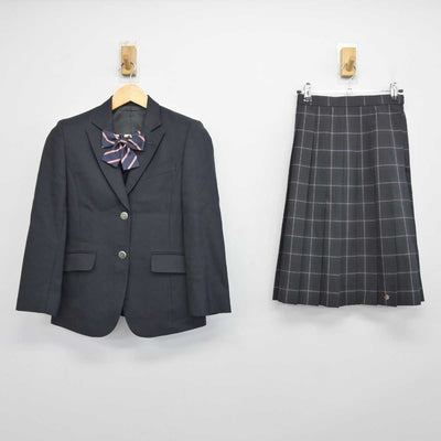 【中古】神奈川県 日本大学藤沢高等学校 女子制服 3点 (ブレザー・スカート) sf047069