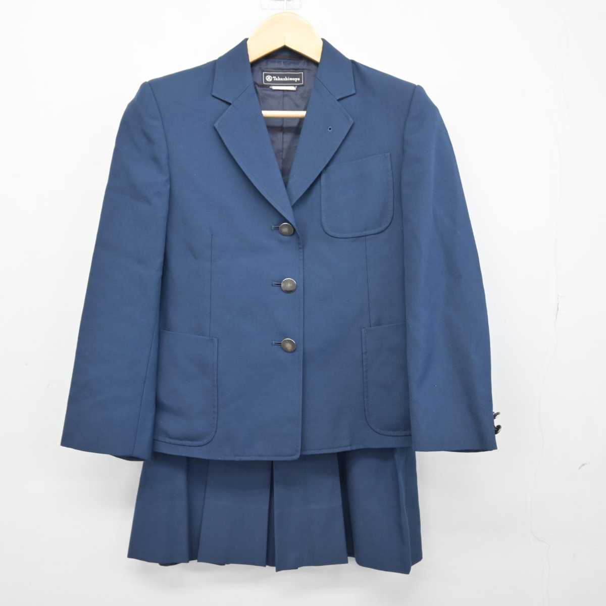 【中古】神奈川県 橘中学校 女子制服 2点 (ブレザー・スカート) sf047070