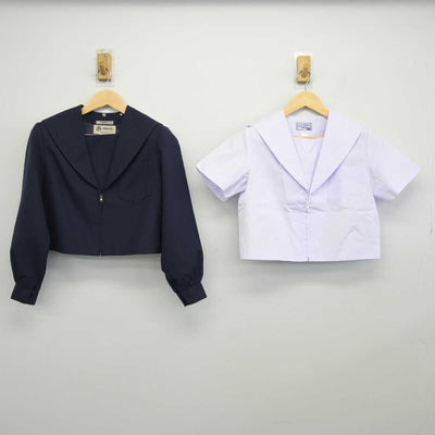 【中古】愛知県 日比野中学校 女子制服 2点 (セーラー服・セーラー服) sf047076