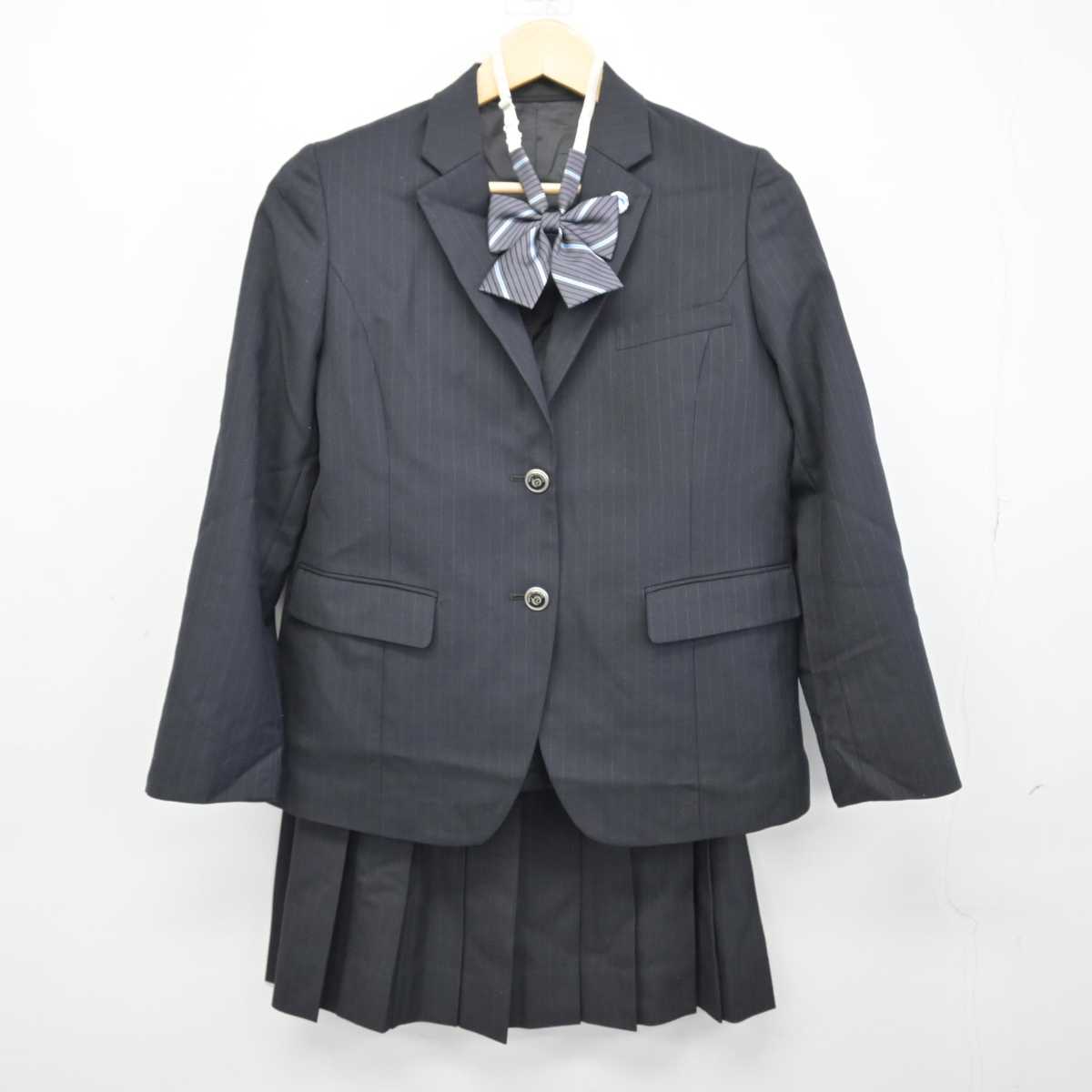 【中古】宮城県 白石高等学校 女子制服 4点 (ブレザー・スカート) sf047090