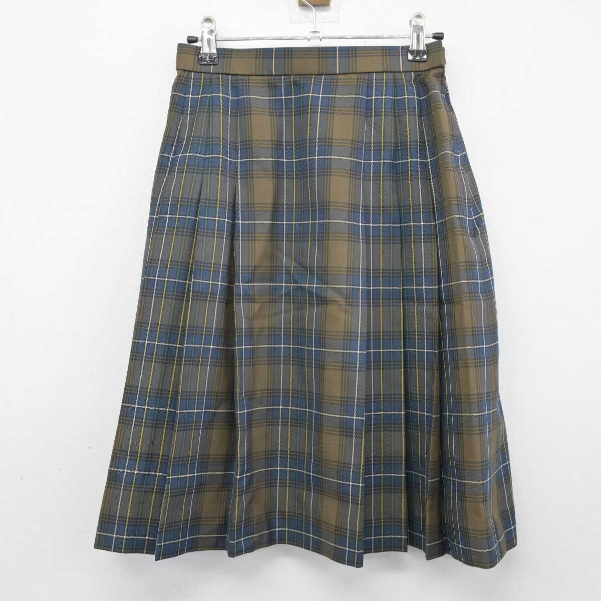 【中古】北海道 平岡中学校 女子制服 4点 (ブレザー・シャツ・スカート) sf047097