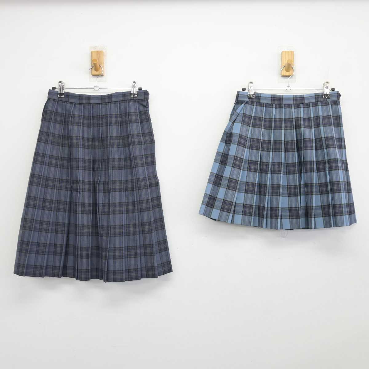 【中古】大阪府 福井高等学校 女子制服 2点 (スカート・スカート) sf047108