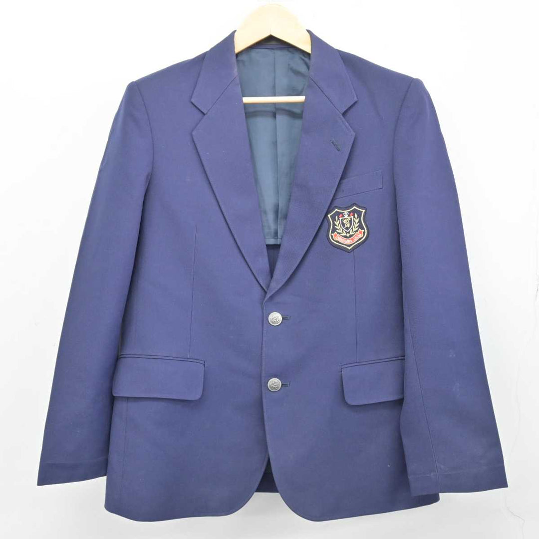 【中古】埼玉県 滑川中学校 男子制服 5点 (ブレザー・ズボン) sf047114