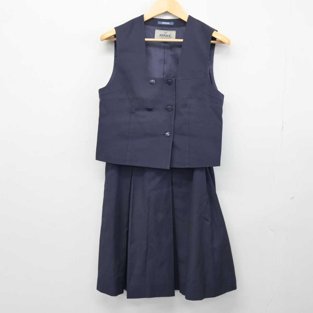 【中古】埼玉県 坂戸高等学校 女子制服 2点 (ベスト・スカート) sf047118 | 中古制服通販パレイド