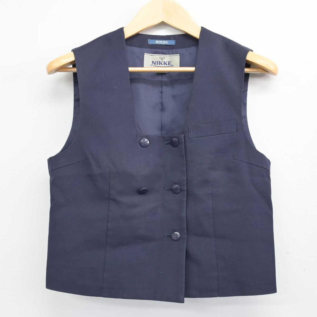 中古】埼玉県 坂戸高等学校 女子制服 2点 (ベスト・スカート 中古】埼玉県 坂戸高等学校 女子制服 2点 (ベスト・スカート