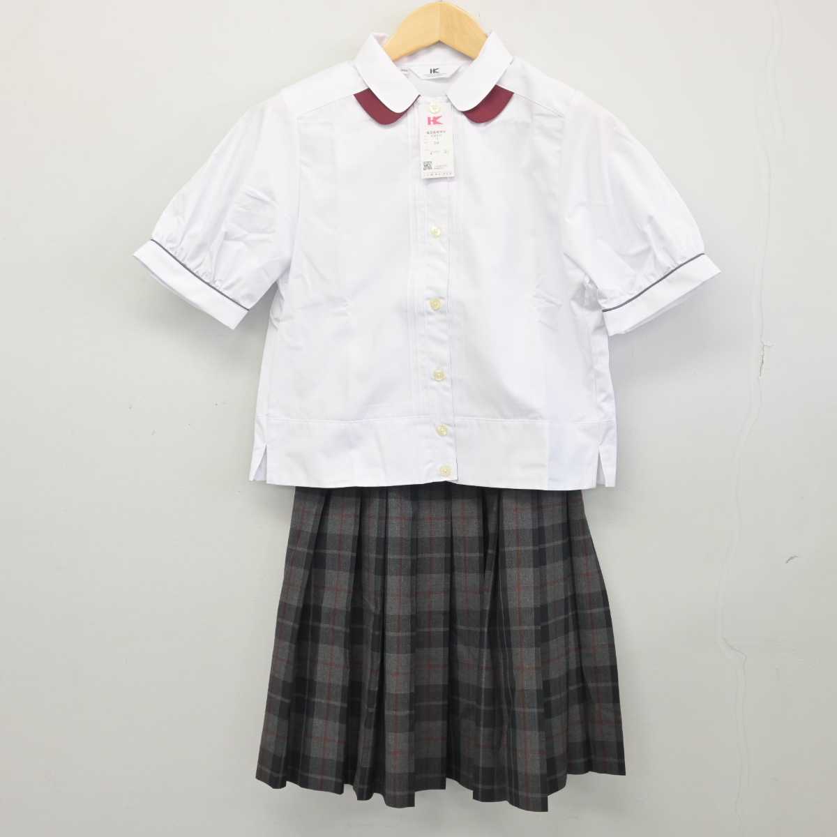 【中古】大阪府 梅花高等学校 女子制服 3点 (シャツ・スカート) sf047122