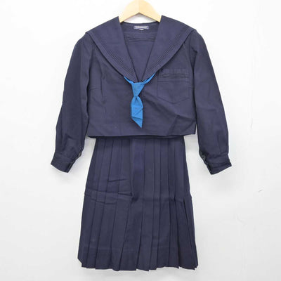 【中古】京都府 大谷高等学校 女子制服 3点 (セーラー服・スカート) sf047129