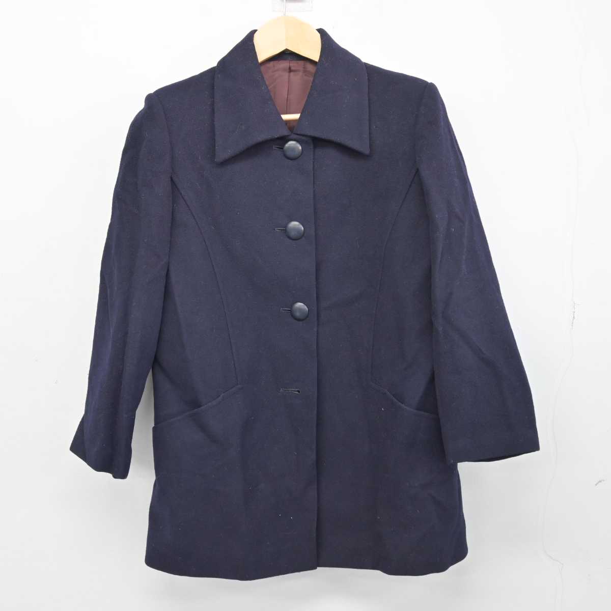 【中古】京都府 大谷高等学校 女子制服 1点 (コート) sf047131