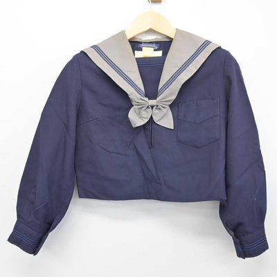 【中古】大阪府 明浄学院高等学校 女子制服 3点 (セーラー服・スカート) sf047132