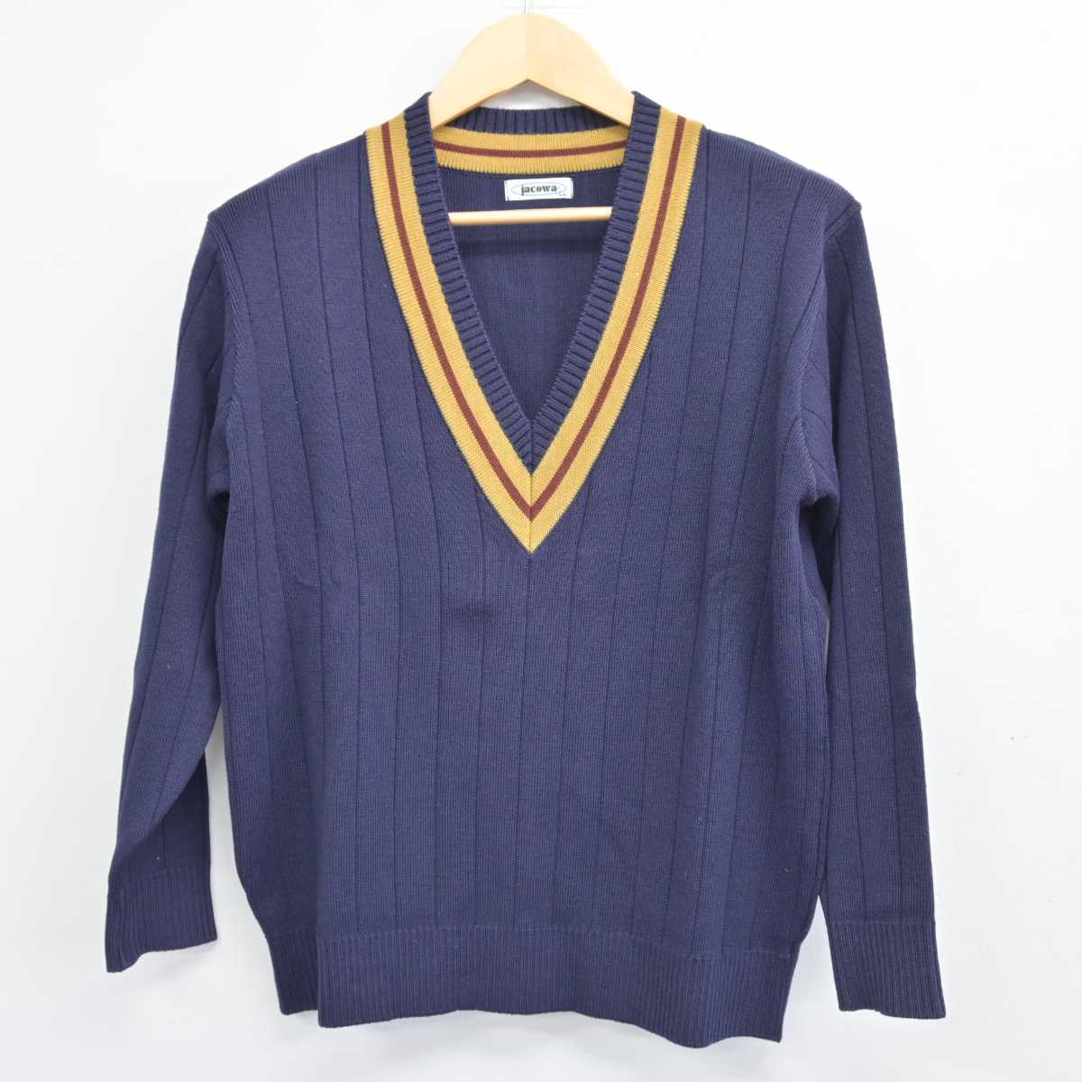 【中古】埼玉県 上尾南高等学校 男子制服 2点 (ニット・シャツ) sf047140